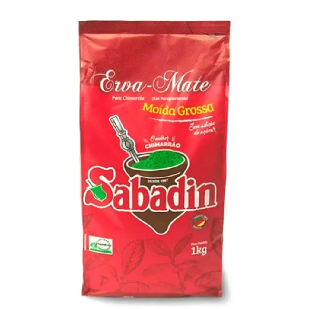 Erva-Mate Sabadin Moída Grossa 1 kg