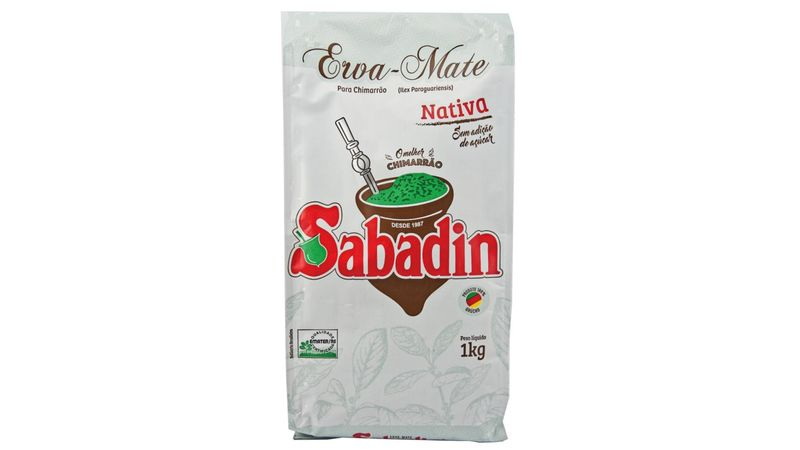 Embalagem da Erva-Mate Sabadin Nativa