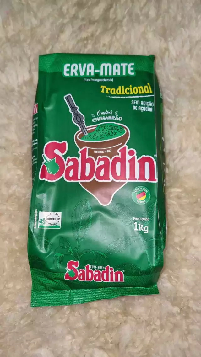 Embalagem da Erva-Mate Sabadin Tradicional